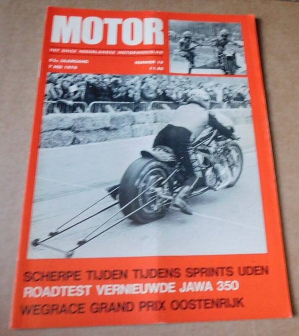 Motorweekblad 1976 - Roadtest vernieuwde Jawa 350