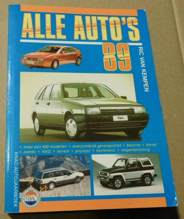 Youngtimer auto's vergelijken - Alle Auto’s 1989
