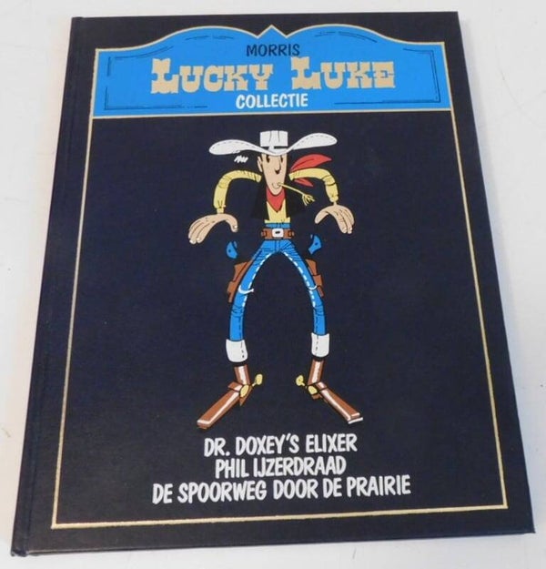 Lucky Luke HC 13, Dr. Doxey's elixer + Phil IJzerdraad + De spoorweg door de prairie