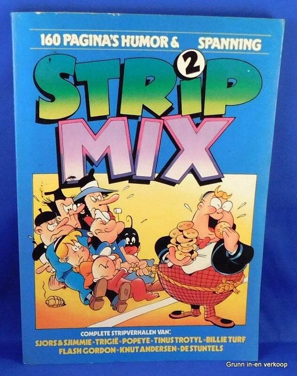 Stripmix 2 - 160 Pagina's Humor en Spanning