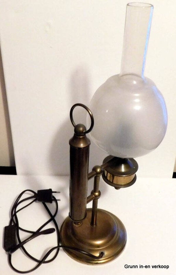 Messing bureaulamp Made in Italy