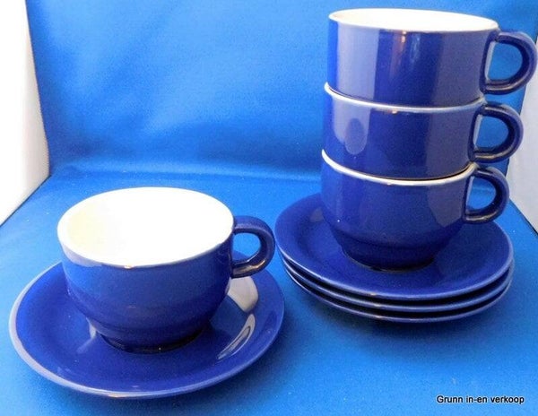 Set Keramische kopjes + schotels