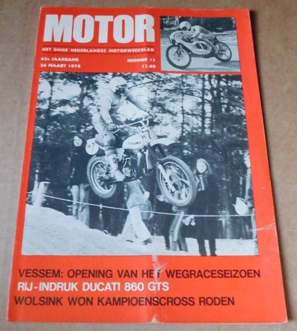 Motorweekblad 1976 - Rij-indruk Ducati 860 GTS