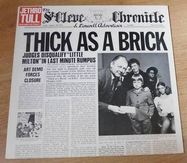Jethro Tull ‎– Thick As A Brick
