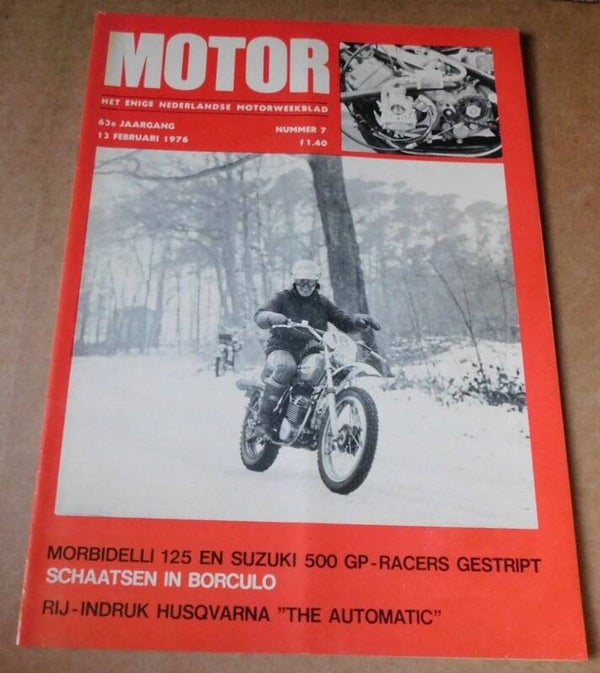 Motorweekblad 1976 - Rij-indruk Husqvarna
