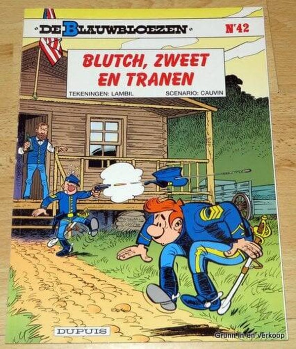 De Blauwbloezen Nr 42 - Blutch, Zweet en Tranen