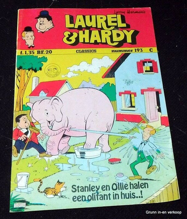 Laurel & Hardy nr. 193 - Stan en Ollie halen een olifant in huis..!