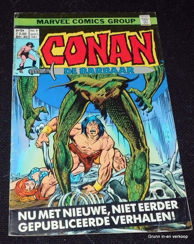 Conan de Barbaar - nr: 8 - De nacht van het Monsterbeeld