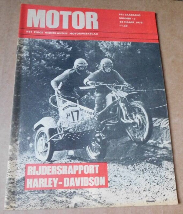 Motorweekblad 1975 - Rijdersrapport Harley-Davidson