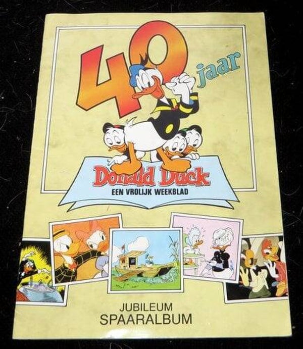 Donald Duck jubileum spaaralbum 40 jaar compleet 1992