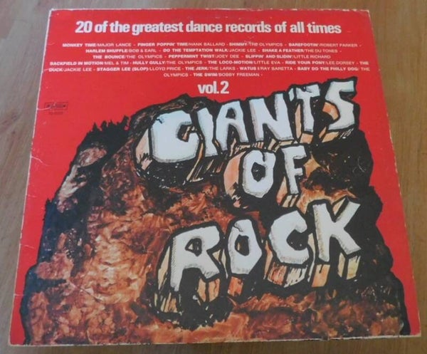 Various – Giants Of Rock Vol.2 (20 Of The Greatest Dance Records Of All TImes)
