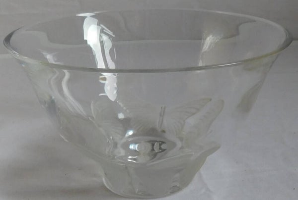 Crystal Butterflies van Kai-Yin Lo glass Bowl, 1989