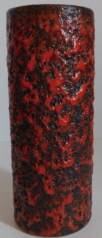 Fohr, West Germany keramisch Fat Lava vaas