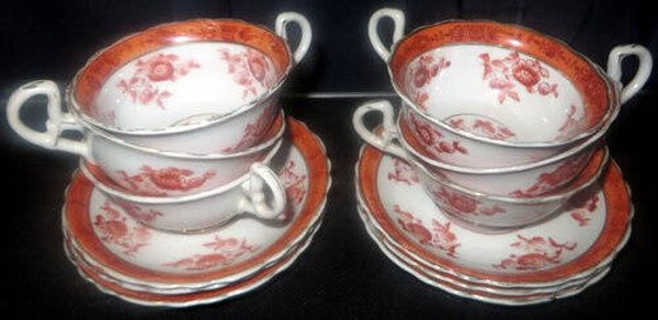 Chinees porselein kop en schotels set