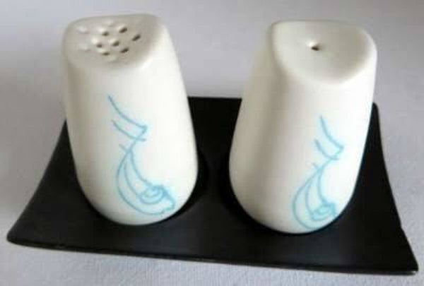 Vintage peper en zout stel