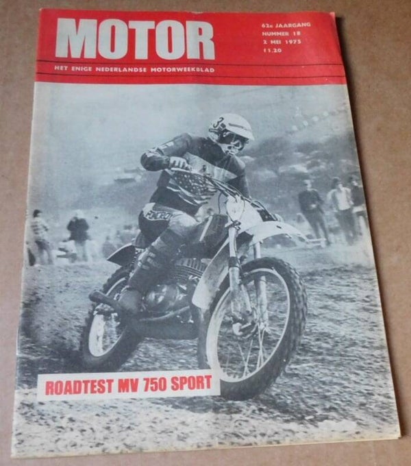 Motorweekblad 1975 - Roadtest MV 750 Sport