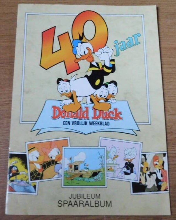 Donald Duck jubileum spaaralbum 40 jaar compleet 1992