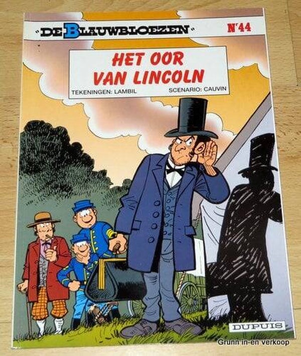 De Blauwbloezen Nr 44 - Het oor van Lincoln