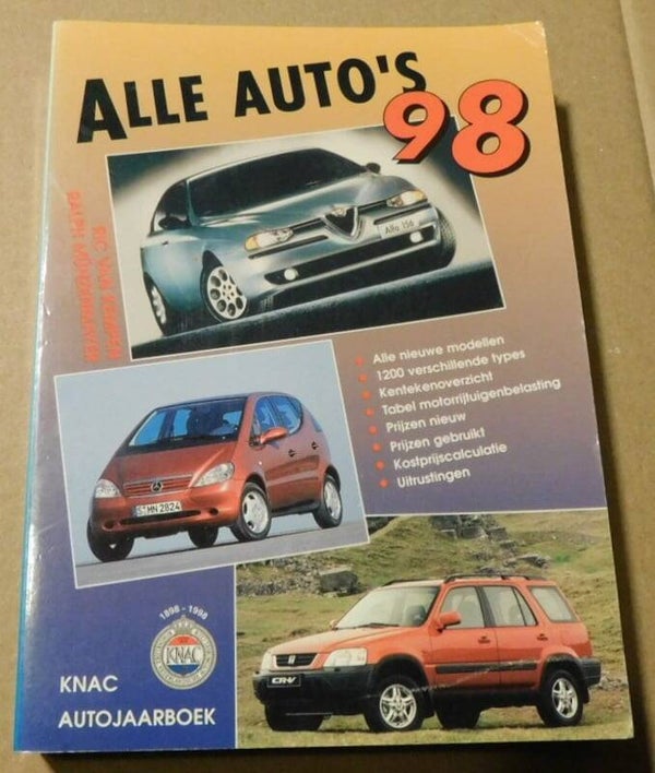 Youngtimer auto's vergelijken - Alle Auto’s 1998