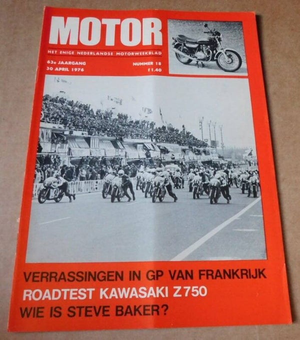 Motorweekblad 1976 - Roadtest Kawasaki Z750