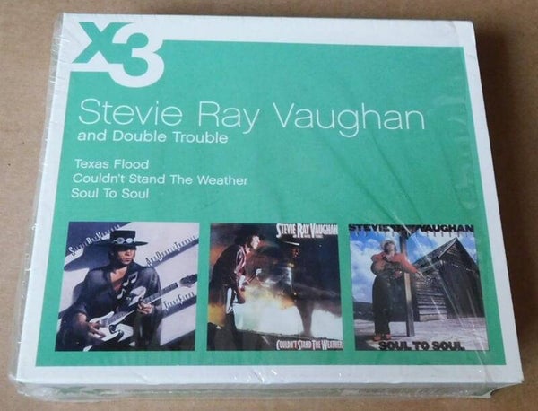 Stevie Ray Vaughan & Double Trouble X3 Texas Flood/ Couldn't Stand The Weather/Soul To Soul