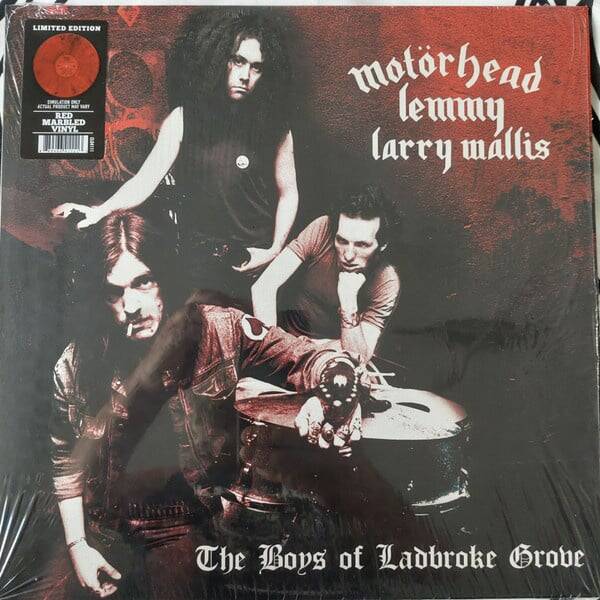 Motörhead, Lemmy, Larry Wallis – The Boys Of Ladbroke Grove | Red Marbled Vinyl LP