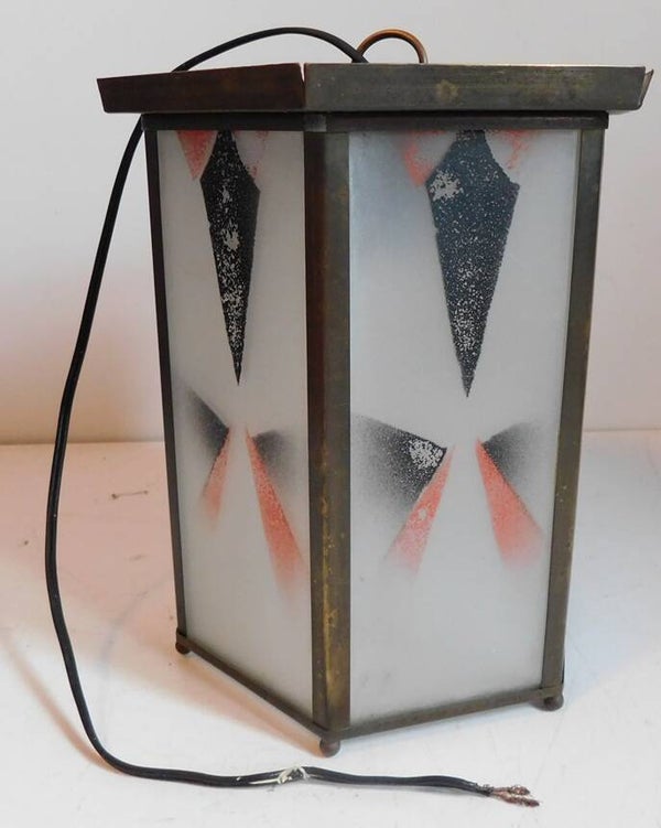 Art Deco hanglamp, Amsterdamse school style