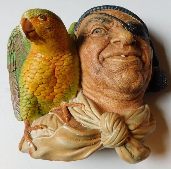 Legend Products ‘Barbary Buccaneer’ Chalkware Mask Plaque Ornament