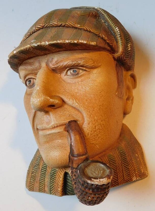 Legend Products ‘Sherlock Holmes’ Chalkware Mask Plaque Ornament