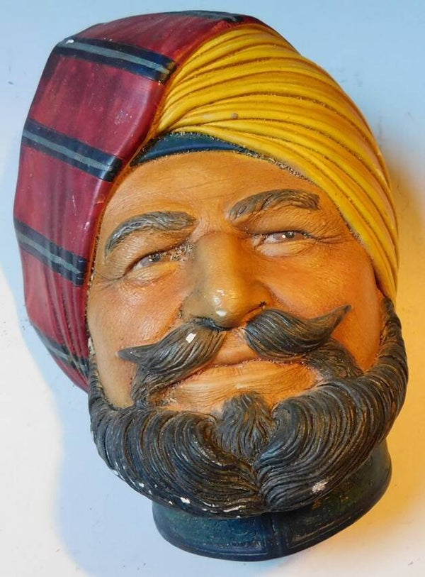 Legend Products ‘Indian Prince’ Chalkware Mask Plaque Ornament