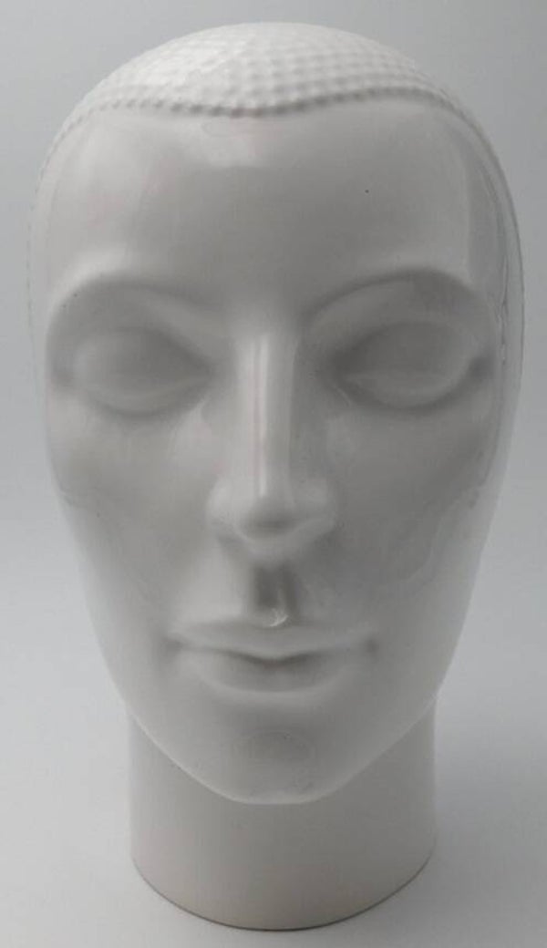 Wit Keramieken mannequin-hoofd