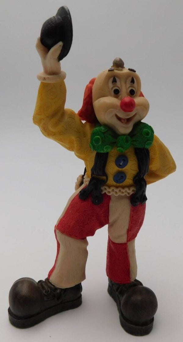 Clown uit de Poppoff-serie ‘Clown groet met bolhoed’