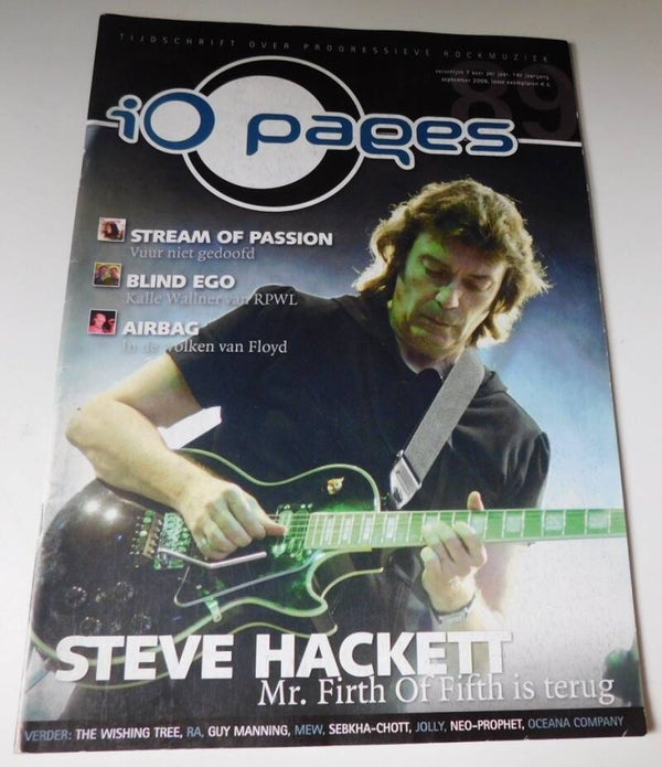 iO Pages: September 2009 met o.a. Steve Hackett en meer..