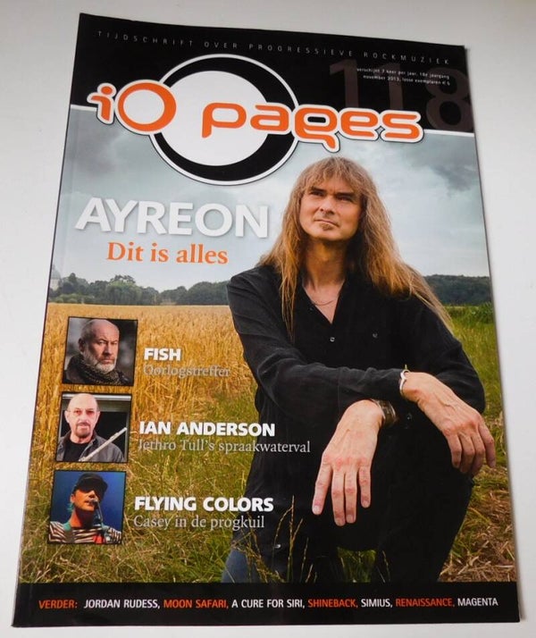 iO Pages: November 2013 met o.a. Ayreon, Fish, Ian Anderson en meer..