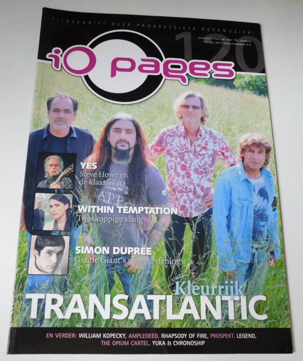 iO Pages: Februari 2014 met o.a. Within Temptation, Yes  en meer..
