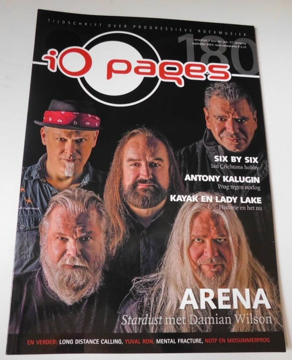iO Pages: September 2022 met o.a. Arena Stardust met Damian Wilson en meer...