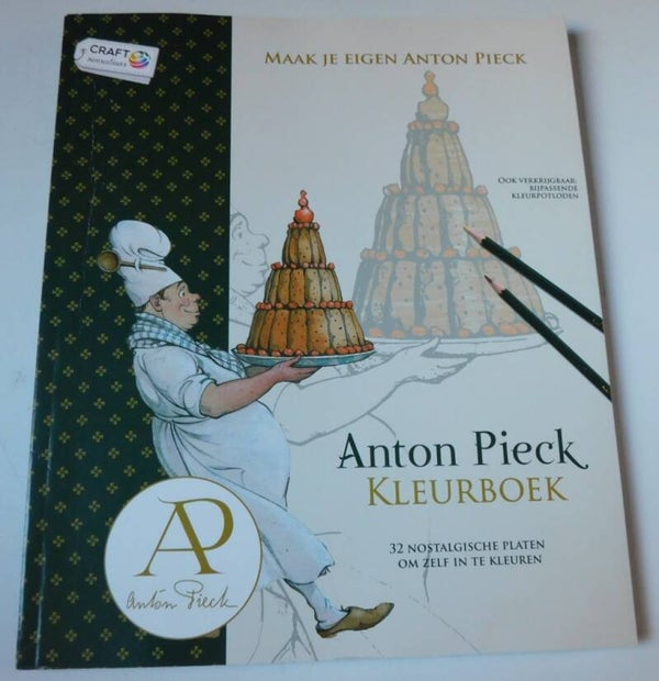 Anton Pieck kleurboek met 32 nostalgische kleurplaten