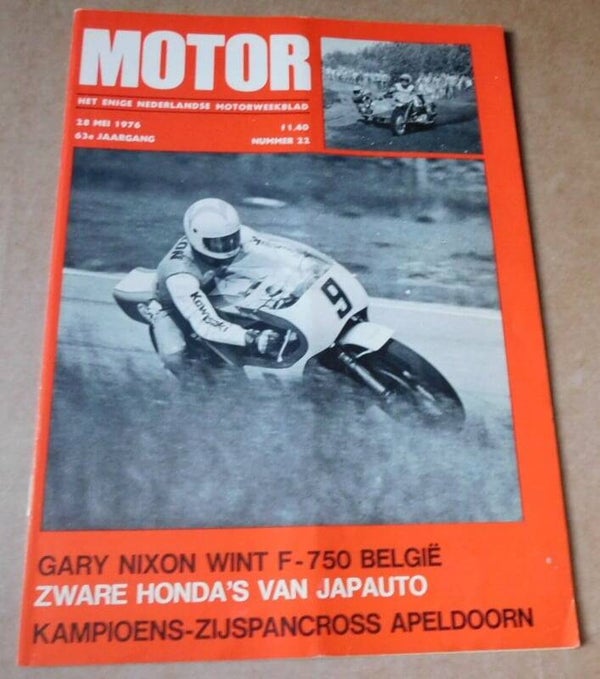 Motorweekblad 1976 - Gary Nixon wint F-750 België