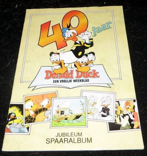 Donald Duck jubileum spaaralbum 40 jaar compleet 1992