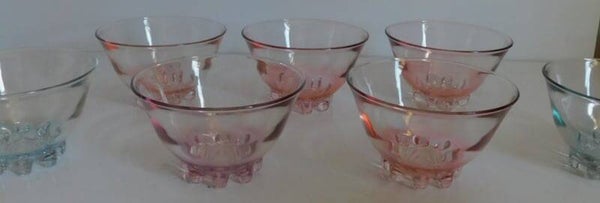 Set glazen france compote schaaltjes