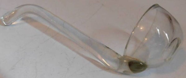 Blankglazen bowllepel / punchlepel L= 15 cm