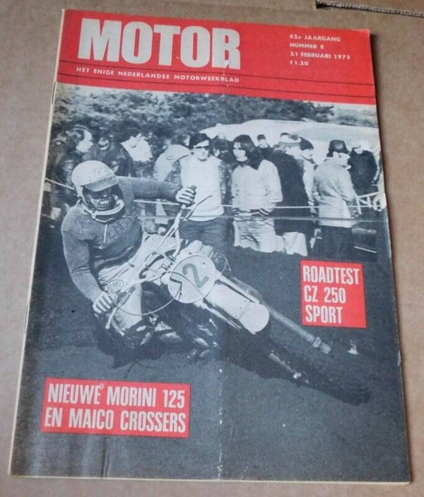 Motorweekblad 1975 - Roadtest CZ 250 Sport
