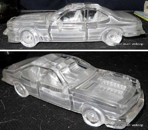 3d Crystal Glas Auto Model