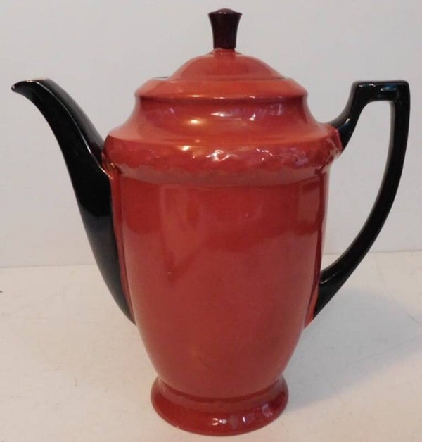 Oude aardewerk koffiekan
