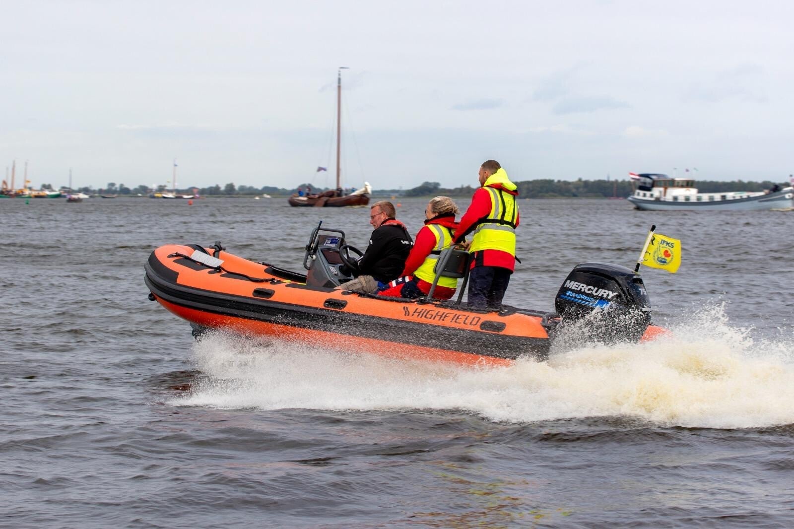 Highfield Patrol 540 inc Mercury 75 sea pro DEMO