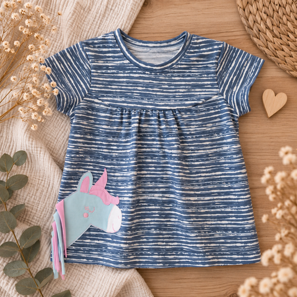 Unikat T-Shirt „Einhorn“ | Gr. 86