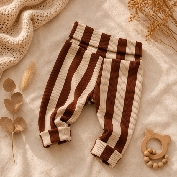 Baby Leggings aus GOTS® Bio-Rib-Jersey – Weich, bequem & handgefertigt