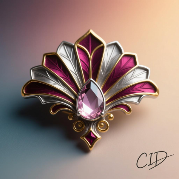 Spilla "Il Ventaglio della Dama"