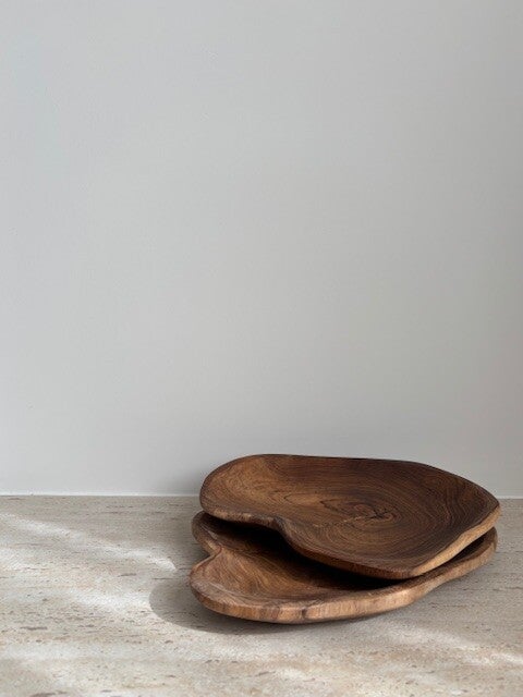 Schaal Teak Grillig - S