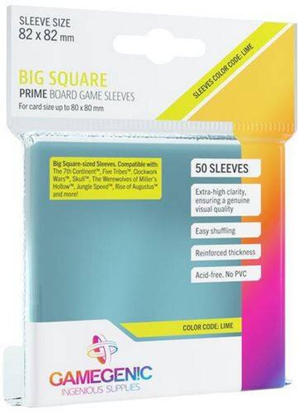 Sleeves 82 x 82 mm (Big Square)